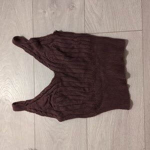 ZARA | brown Knit Tank